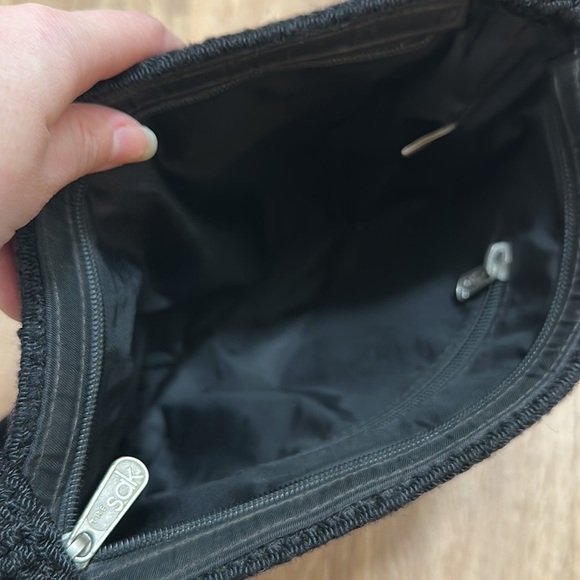 THE SAK | Black Crochet Crossbody - Picture 5 of 5